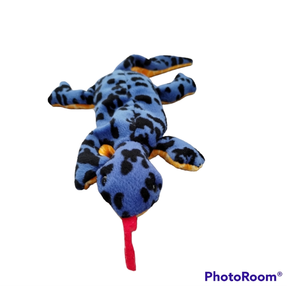 ✓TY Beanie Babies Collectible Rare (Lizzy) Lizard Stuffed Toys